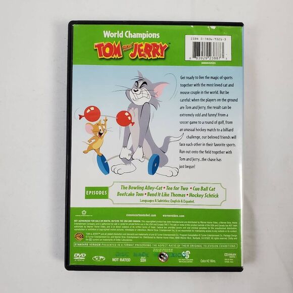Tom & Jerry World Champions DVD - Picture 3 of 3
